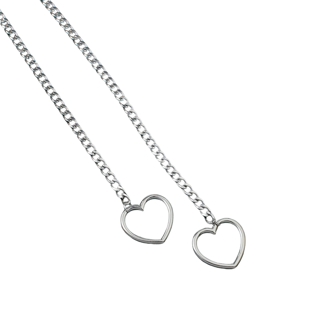 METAL HEARTS NECKLACE