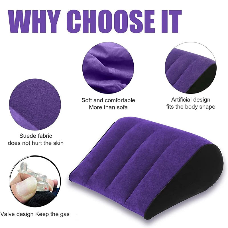 INFLATABLE SEW PILLOW WEDGE