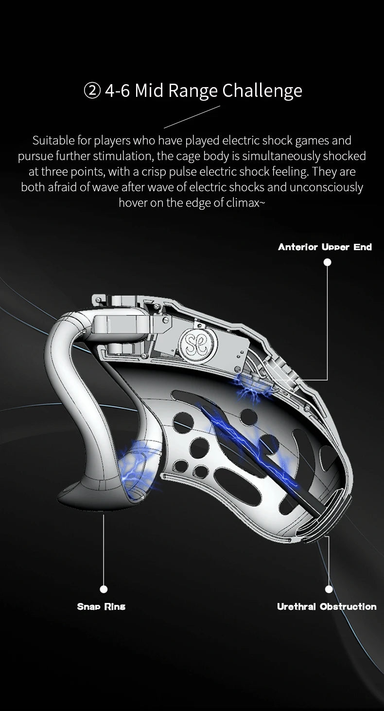 INTELLIGENT REMOTE CONTROL CHASTITY CAGE