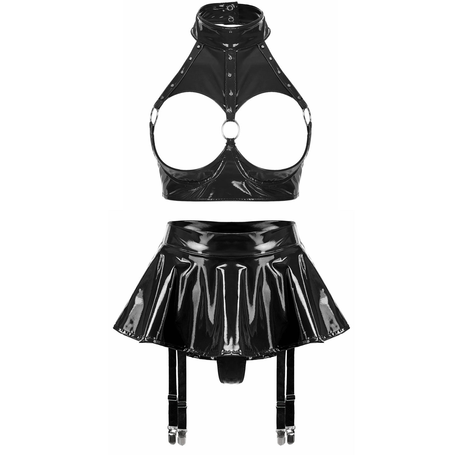 LEATHER NOIR MISTRESS SET